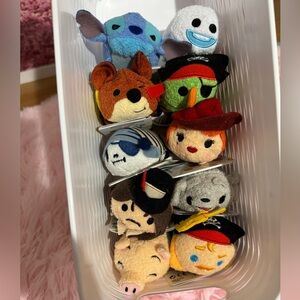 Disney TsumTsum 10 piece set as pictured. All with tags.